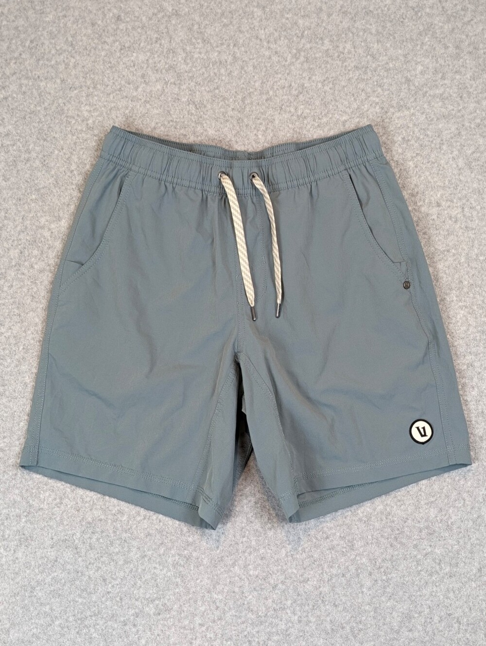 Vuori Kore Lined Shorts Men's Small 7" Blue Performance Built In Liner Gym V302